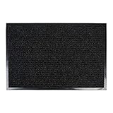DII Durable Low Profile, Pet Friendly Indoor/Outdoor Doormat for Home or Commercial Use, 30x48, Charcoal Black Utility Mat