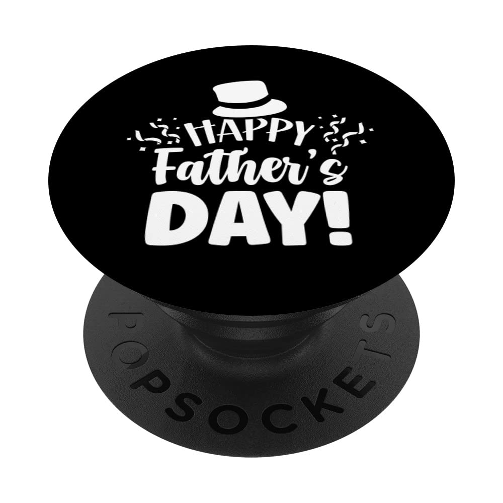 Happy Fathers Day Sayings Dad Daddy Father Papa PopSockets Swappable PopGrip