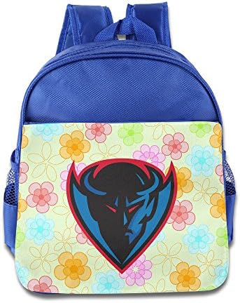 Kindgarten Kids Depaul Blue Demons Logo School Backpack Bag