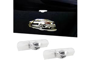 BUJINZETUI 2PCS LED Car Door Logo Lights Compatible with Maxima 2004-2022 Courtesy Projector Laser Welcome Light Puddle Lights Ghost Shadow Light Kit Car Accessories (Maxima back)