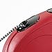 FLEXI New Classic Retractable Dog Leash (Cord), 16 ft, Small, Red