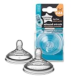 Tommee Tippee Advanced Anti-Colic Baby Bottle Nipple Replacement, Fast Flow, 6+ Months - 2 Count
