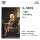 Disco de Georg Friedrich Händel: «Organ Concertos Op 4» (Anverso)