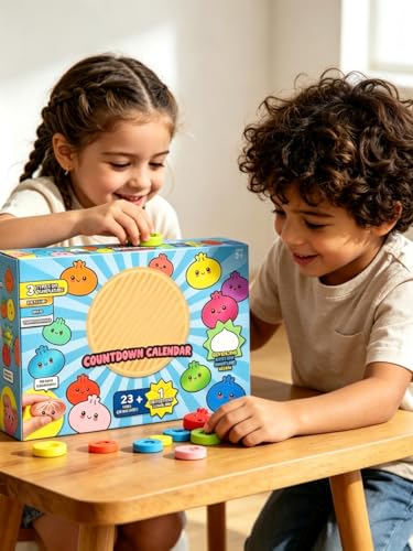 2026 Squishies Dumpling Mystery Advent Countdown Calendar, Dumpling Squishies, 24 PCS Surprise Squishies Toys, Stress Relief Sensory Fidget Toy for Anxiety Relief Hand Relax, Birthday(Random)