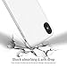iPhone X Case, iPhone 10 Case, Muti-layer Matte Hard PU Leather Cover Shock Absorbing Case Microfiber Soft Lining Cloth Cushion Shell [Supports Wireless Charging] for Apple iPhone X 10 Edition (White)