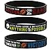 Inkstone 12 pcs Football Motivational Silicone Bracelets – Sports Wristbands with Inspiring Quotes, Team Spirit Gifts & Football Party Favors