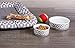 Bone Dry Lattice Collection Pet Bowl & Canister, Single Dish, Small 4.25x2