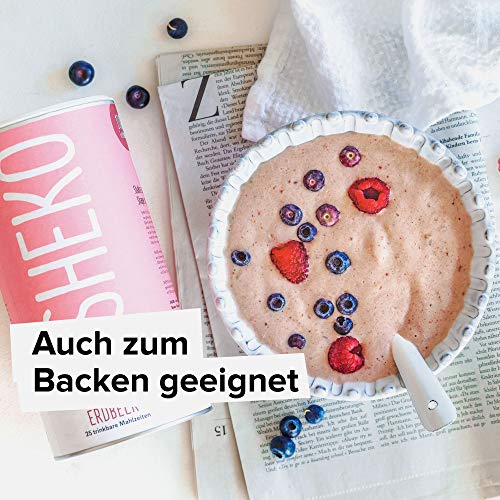 Sheko-Ditshake-zum-Abnehmen-Erdbeer-Protein-Pulver-25-Portionen-Mahlzeit-Ersatz-inkl-Dit-Shaker-Ideal-als-Eiweishake-oder-Mahlzeitersatz