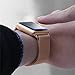 OROBAY Compatible with Apple Watch Band 42mm 44mm, Stainless Steel Milanese Loop with Magnetic Closure Replacement Band Compatible with Apple Watch Series 4 Series 3 Series 2 Series 1, Champagne Gold