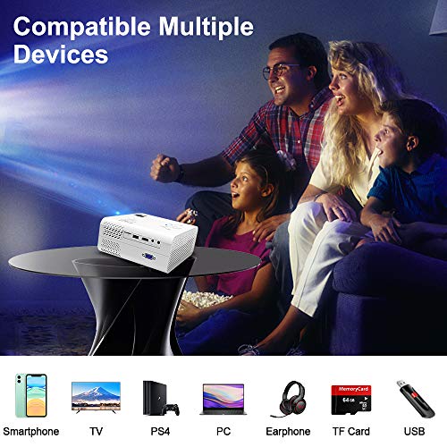 Mini-ProjectorWaygoal-5500-Lux-Portable-HD-Projector-Supported-1080P-Home-Theater-Projector-with-60000-Hours-LED-Lamp-Life200-Big-Screen-Display-Compatible-with-HDMIVGAUSBAVLaptopSmartphone