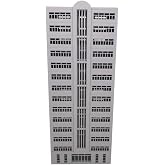 Outland Models Railroad Scenery Skyscraper Building (Curve Top) N Scale