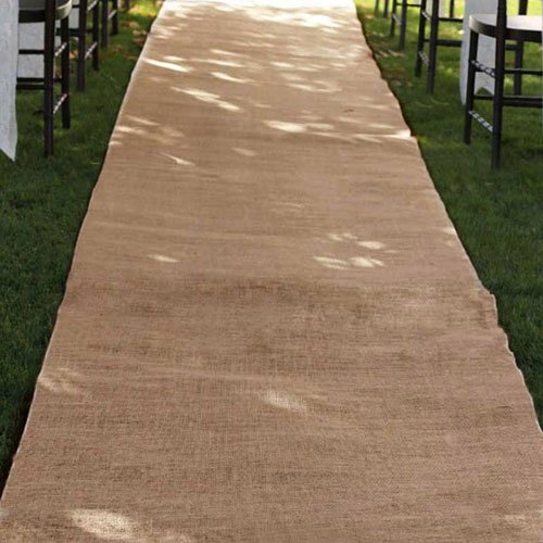 Burlap Wedding Aisle Runner 36 Inch X 100 Feet Rustic Natural 