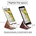 Honsky New Version Solid Aluminum Cell Phone Tablet Desk Charging Stand, Universal Display Desktop Holder Cradle, Rose Gold