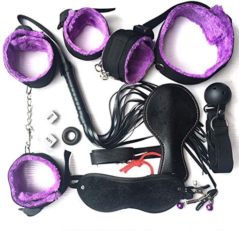 ZBSY Woven with Plush 10 Piece Set - Couple Role Playing - Adjustable Size Binding Toy