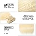 FASHION QUEEN Hair 613 Blonde Hair Bundles, Silk Straight Brazilian Virgin Hair, Honey Blonde Unprocessed Human Hair(12/12/12inch)