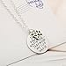Luvalti Personalized Necklace with Text “Dogs aren't My Whole Life.They Make My Life Whole!” - 17.5'' Chain - Paw Print Pendant