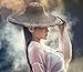Sunny Hill China Sichuan Traditional Hand-Woven Bamboo Hat with Palm Interlining (Dia.21Inch)