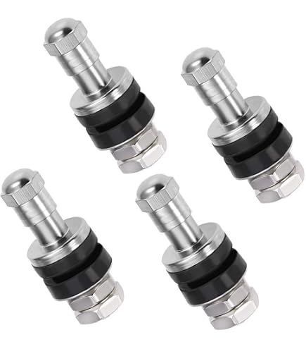 VPS 10-Pack Brass Truck Tire Valve Stems – 90 Degree Bend TR573C (4.5" L) Gold