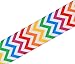 LaRibbons 1-1/2 inch Wide Chervon Zigzag Printed Grosgrain Ribbon by 10 Yard Spool (008 Rainbow)