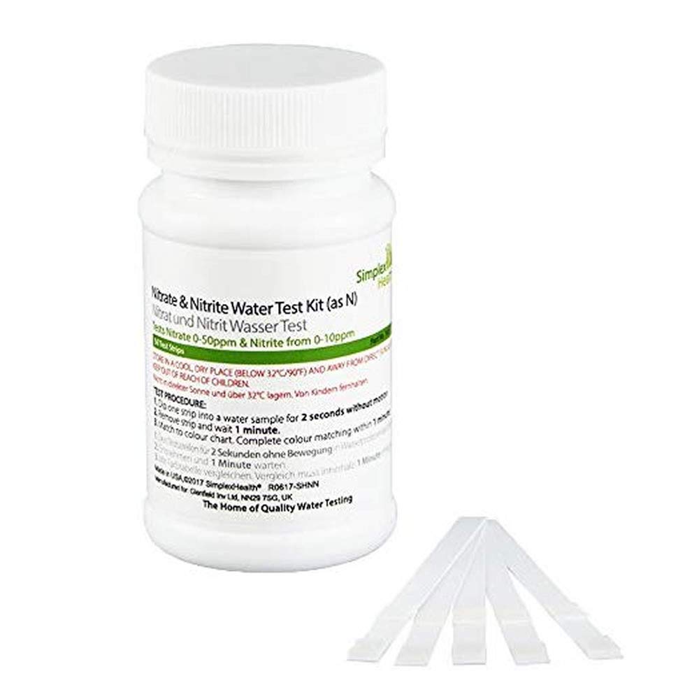SimplexHealth Nitrates and Nitrites Water Test Strips Kit (50 test Strips)