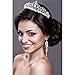 2 Pack Tiara for Girls Tiara Princess Crown Girls Rhinestones Crystal Wedding Bridal Crown Tiara 2 Pack with Comb Women Princess Crown Headband (Style 1)