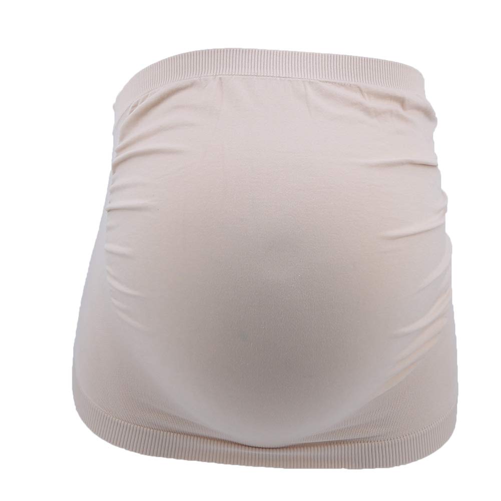 Maternity Belt, Maternity Antenatal Support Belt Breathable Abdominal Pregnancy Band Soft Belly Belt (L-Skin Color)