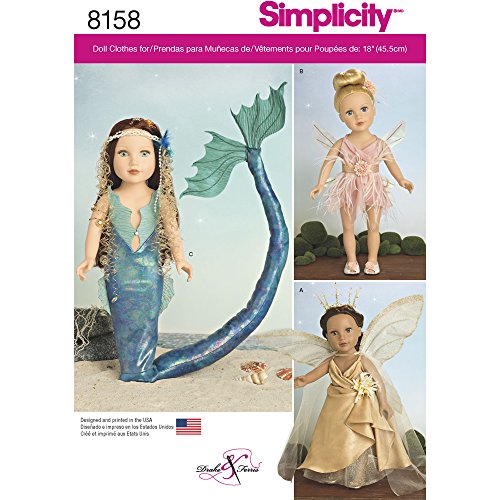 Simplicity Creative Patterns Simplicity Pattern 8158 Fantasy Costumes for 18