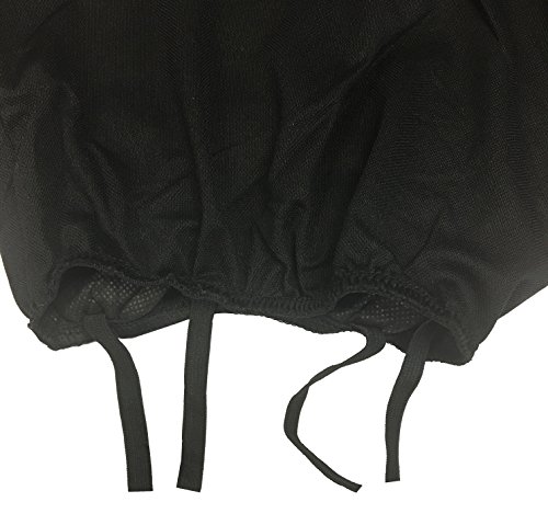 U.A.A. INC. Black Soft Polyester Universal Fit Head Rest Cover 1 Piece