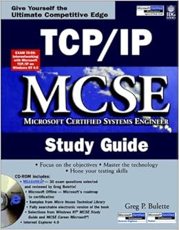 Buy Tcp Ip Mcse Study Guide Mcse Certification Book Online At Low Prices In India Tcp Ip Mcse Study Guide Mcse Certification Reviews Ratings Amazon In
