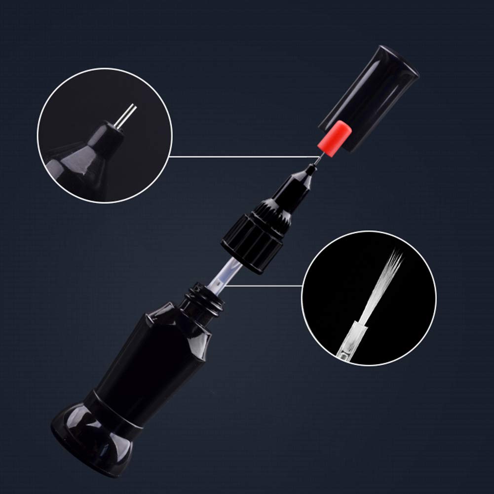 Taykoo Nail Glue For False Nail Tips Clear Point Drill Gel With Needle Manicure Decoration Adhesive, Acrylic Rhinestones Nail Glue, Professional Nail Glue : Beauty