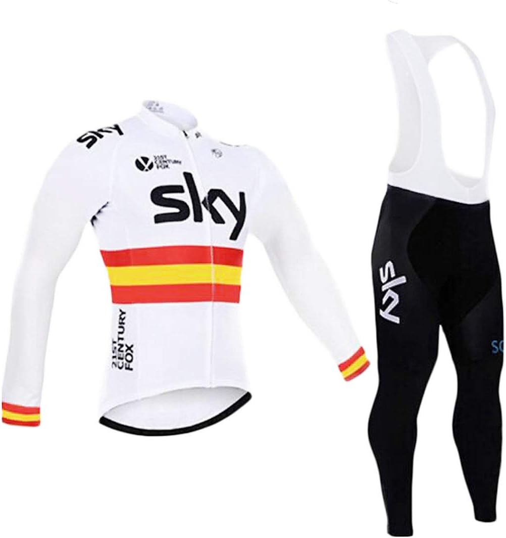 ZCFXJiTuanYZ Outdoor Sports Jersey Suit Sportswear Bicycle Long-sleeved Jersey + Trousers breathable quick-drying Men's Spring/Autumn/Winter