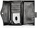 Buxton Heiress Organizer Clutch, Black, One Size