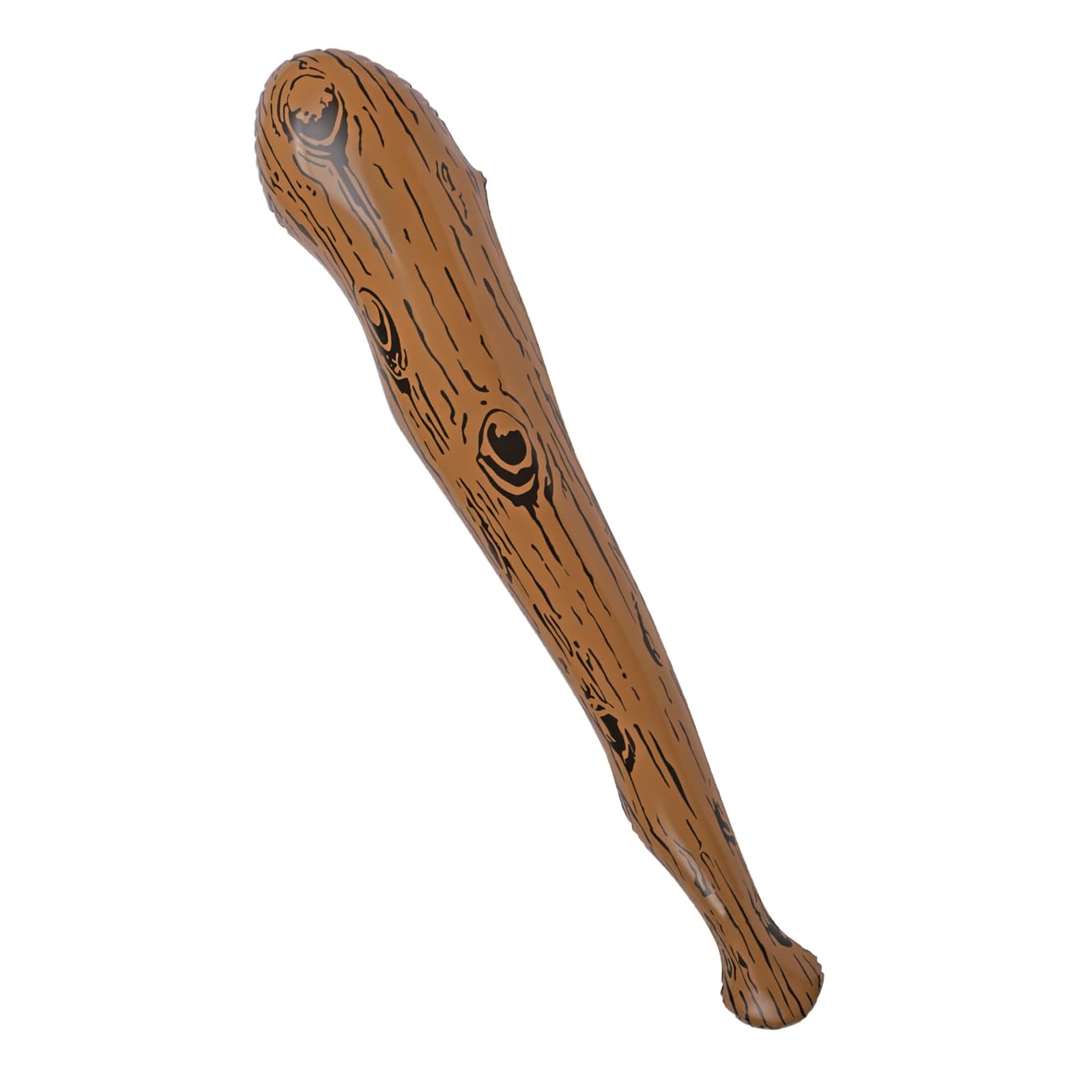 AYBUY Inflatable Caveman Club Stick 60cm Light Brown Cheering Prop for Stone Age Themed Decoration