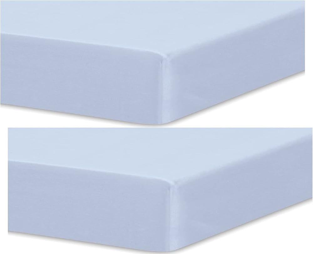 Dudu N Girlie Next2Me Fitted Sheets 51x85 cm Blue Pack of 2