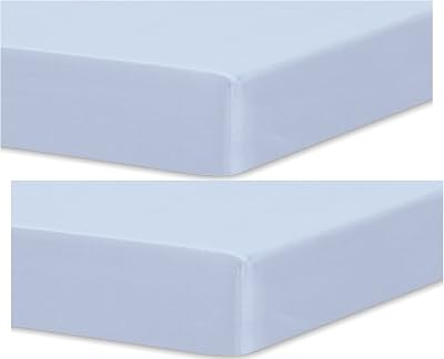 Dudu N Girlie Next2Me Fitted Sheets 51x85 cm Blue Pack of 2