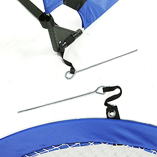 Summates Pop Up Soccer Goal,Two Goals in One Carry Bag (Blue, 72 x 40 x 40inches)