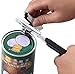Utopia Kitchen Can Opener - Bottle Opener - Jar Opener - Lid Opener - Dual Long Handles - Comfortable Grip - 8-Inches
