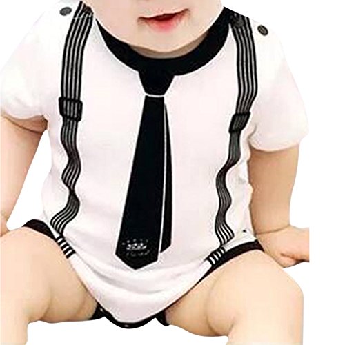 Gprince Newborn Baby Boys Rompers Long Sleeve Cotton Clothes Tie Gentleman Bow Toddler Jumpsuit