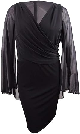 calvin klein black cocktail dress