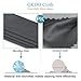 (8 Pack) Microfiber Cleaning Cloths - QKOO Cleaning Cloths - for iPad, Tablets, Cell Phones, Camera Lenses, Camera Screens, Glasses and Any Other Delicate Surface (8 Grey, 7 x 8 inches (18cm x 20cm)) QK8