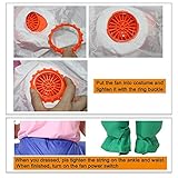 Decalare Inflatable Unicorn/Dinosaur T-REX Costume,Halloween Party Blow up Costumes Adult/Kids