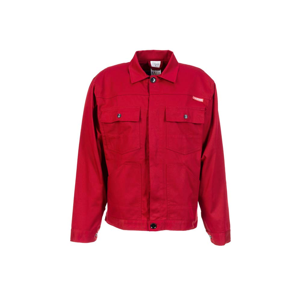 Planam 611054 Size 54 "MG 290" Waisted Jacket - Mid Red