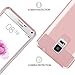BENTOBEN Note 4 Case, Dual Layered Rugged Durable Impact Resistant Shockproof Cases Shell for Samsung Galaxy Note 4 - Hard & Soft Rubber Heavy Duty Case Cover N910A/N910T/N910P/N910V/N910R, Rose Gold