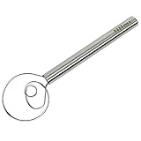 Jillmo Danish Dough Whisk, 12inch Stainless Steel