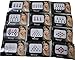 12 Pack Indian Art Bollywood Reuseable Bindi Self Adhesive Body Stickers/Tattoo