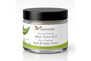 Aloe Vera Gel – Made in Canada - Pure & Natural Moisturizing and Soothing Gel for Face, Skin, Body, Hair Hydration and After 
