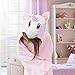 Baby Hooded Towel Upsimples Unicorn Baby Towels for Baby Girls 35 × 35 Inches Ultra Large 500GSM Super Soft Organic Bamboo Baby Towels for Baby Infant Toddler | Baby Girl Shower Gift Photo Shoot Props