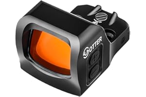 ZULISY Otter 3 MOA Micro Red Dot Sight, for RMS/RMSc/407K Footprint Mount, Shake Awake Open Reflex Sights 1x21mm Mini Optics Sights