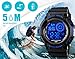Mens Digital Sports Watch - 50M Waterproof Sport Military Watch with Alarm Wrist Watches for Men by EanTe