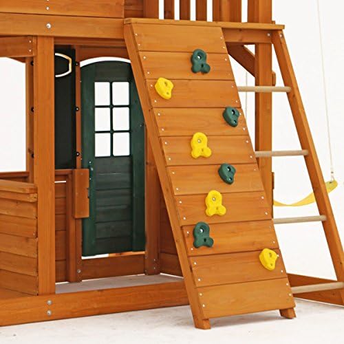 kidkraft ashberry wooden swing set